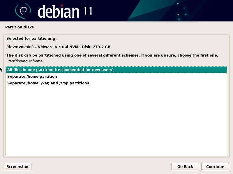 Install Debian 11