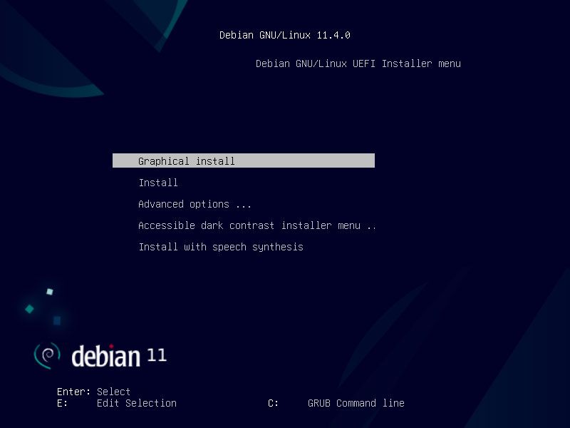 Install Debian 11