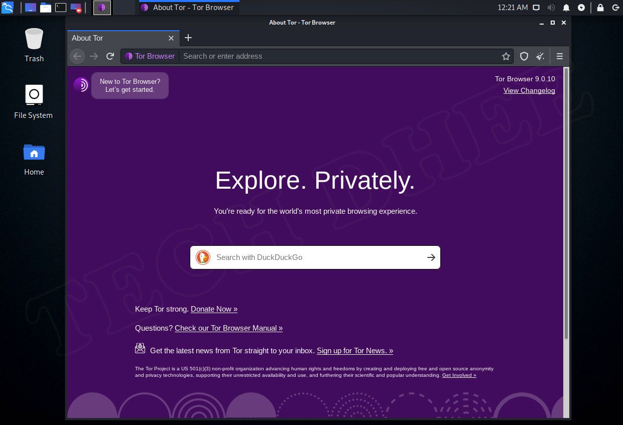 Install Tor Browser on Kali Linux