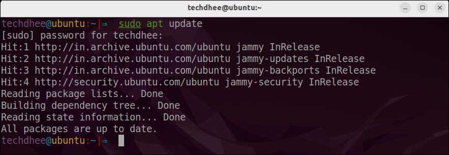 Update your Ubuntu