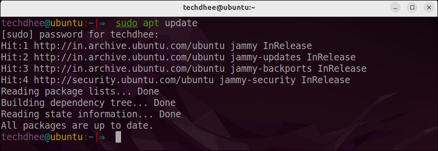 Update Ubuntu