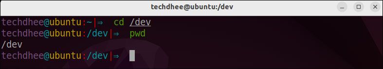 PWD Command in Linux