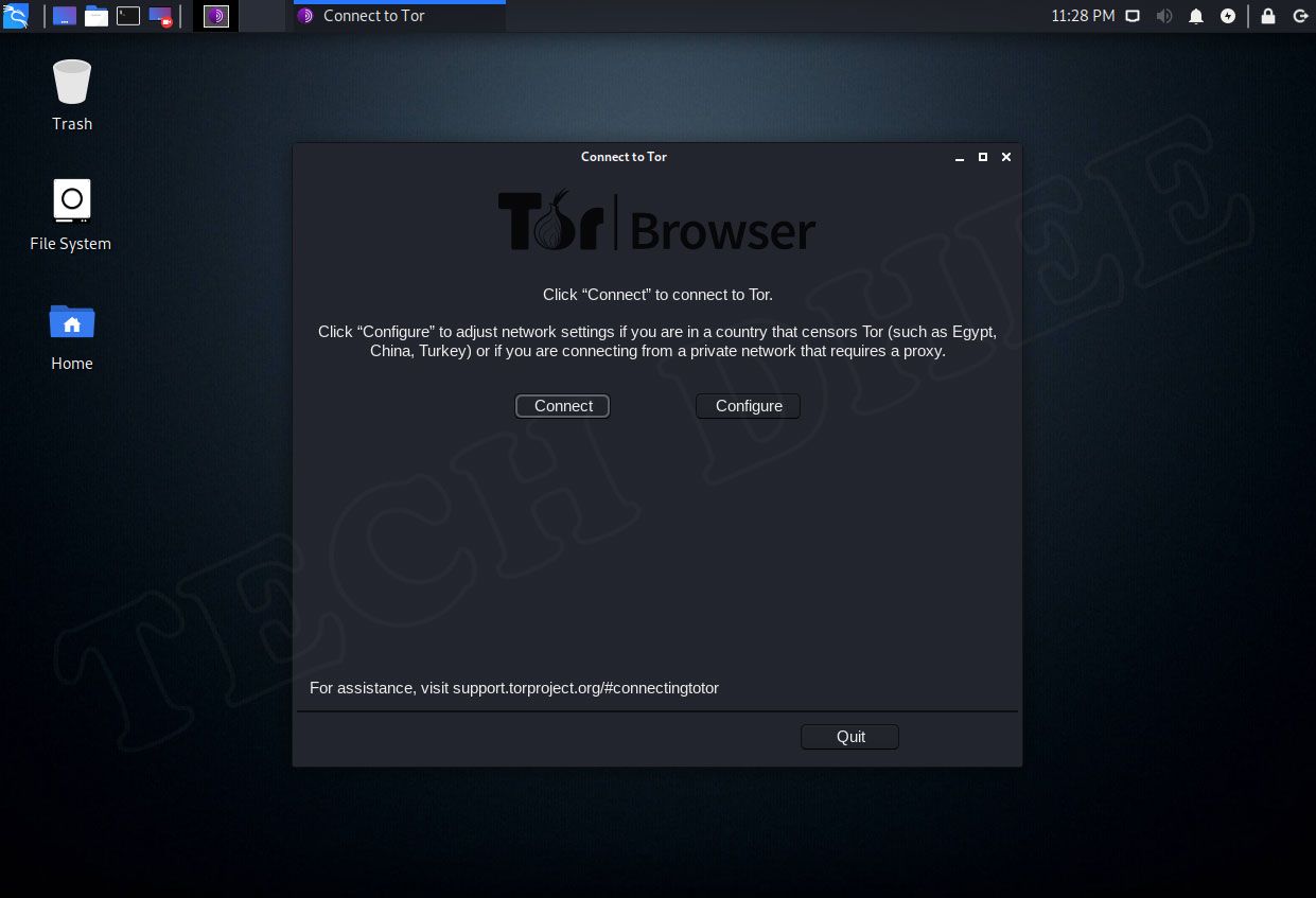 Install Tor Browser on Kali Linux