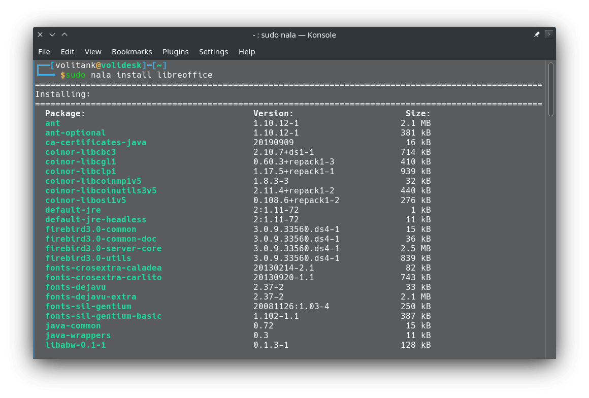 Nala - An Alternative To APT 