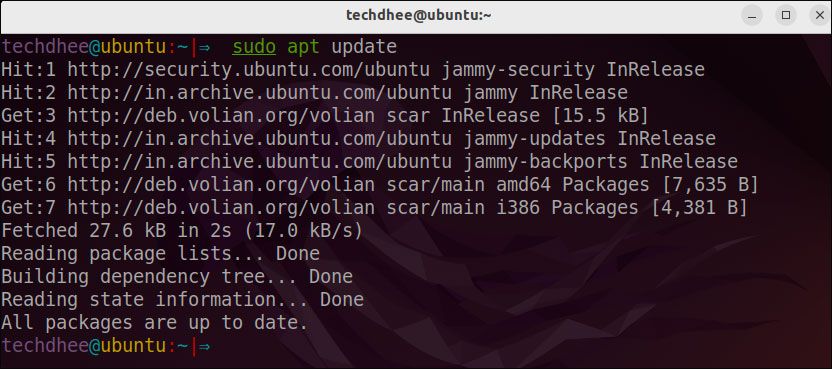 Update Ubuntu