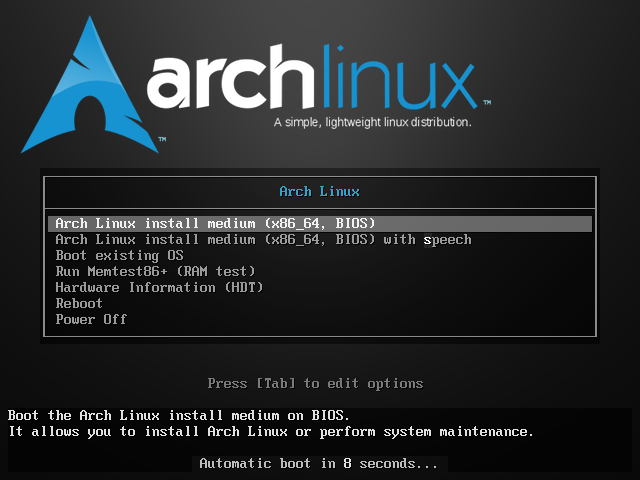 Arch-Linux-Installer-Menu