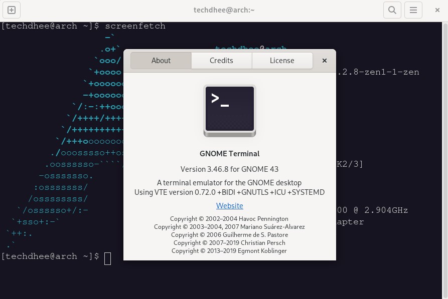 GNOME-Terminal-on-Arch-Linux